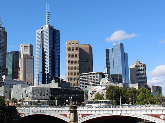 Building viewed from Southbank